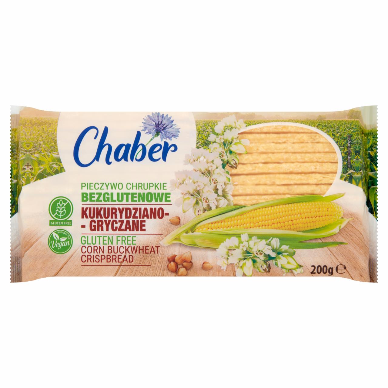 Zdjęcia - Chaber Pieczywo chrupkie bezglutenowe kukurydziano-gryczane 200 g