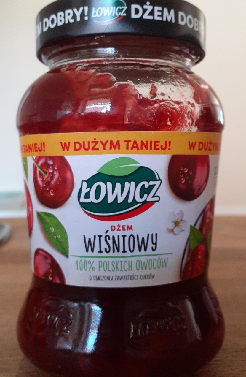 Zdjęcia - Łowicz Dżem 100 % owoców wiśnia 210 g