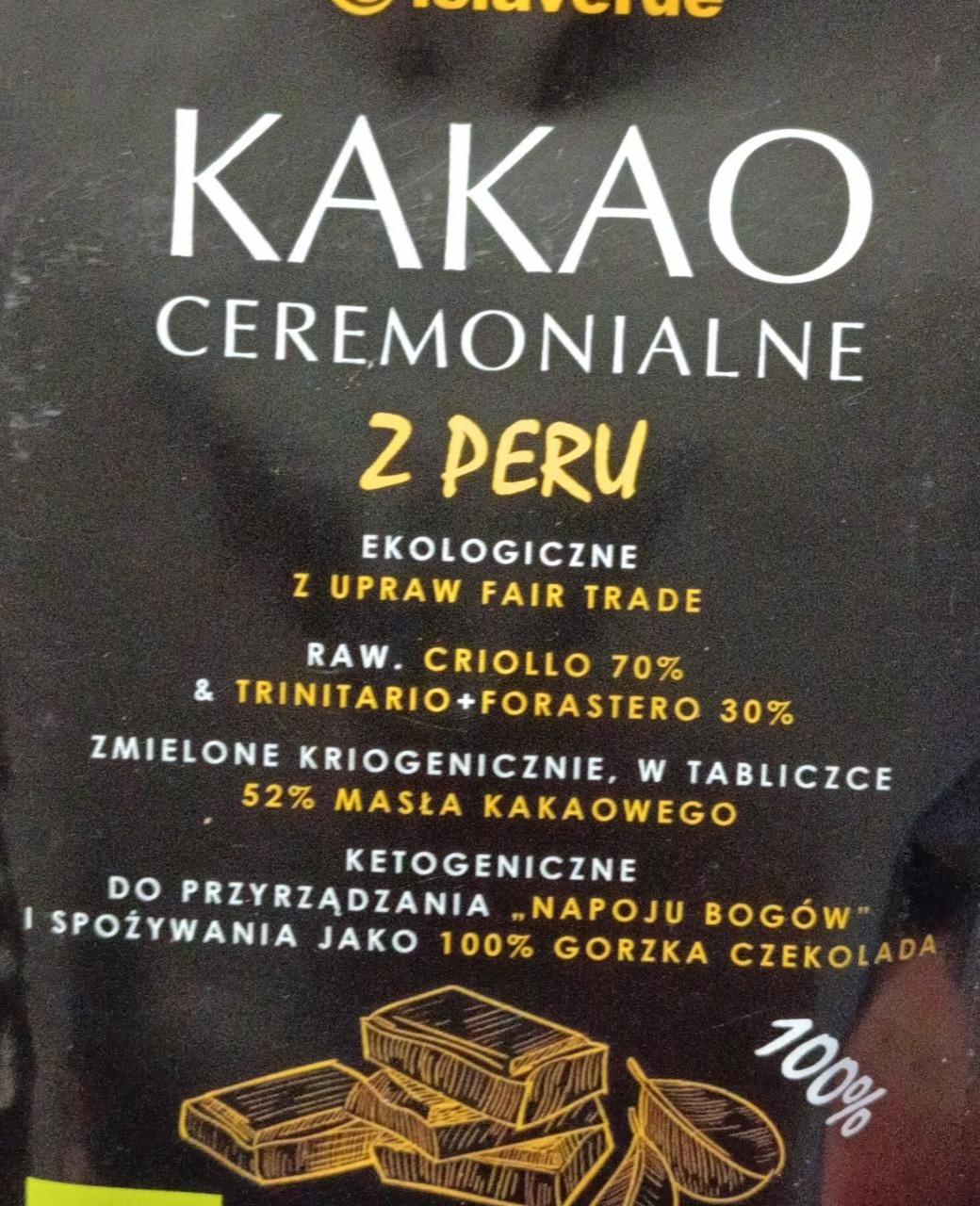 Zdjęcia - Kakao ceremonialne z Peru Islaverde