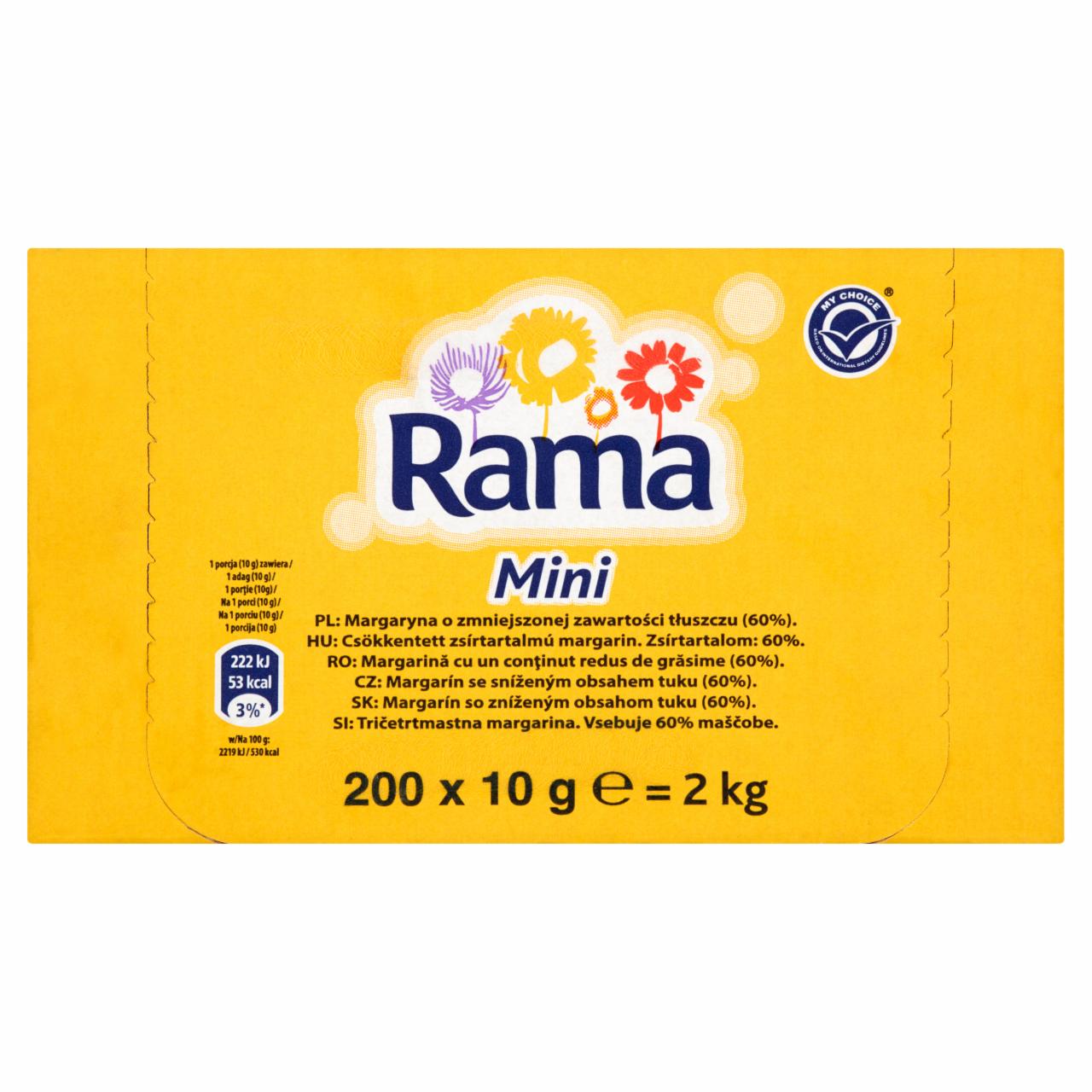 Zdjęcia - Rama Mini Margaryna 2 kg (200 x 10 g)