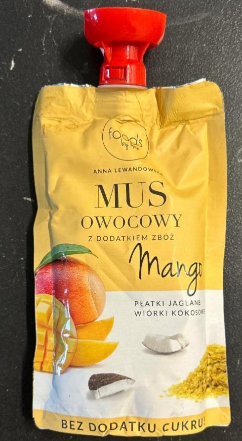 Zdjęcia - Mus owocowy z dodatkiem zbóż mango foods by Ann