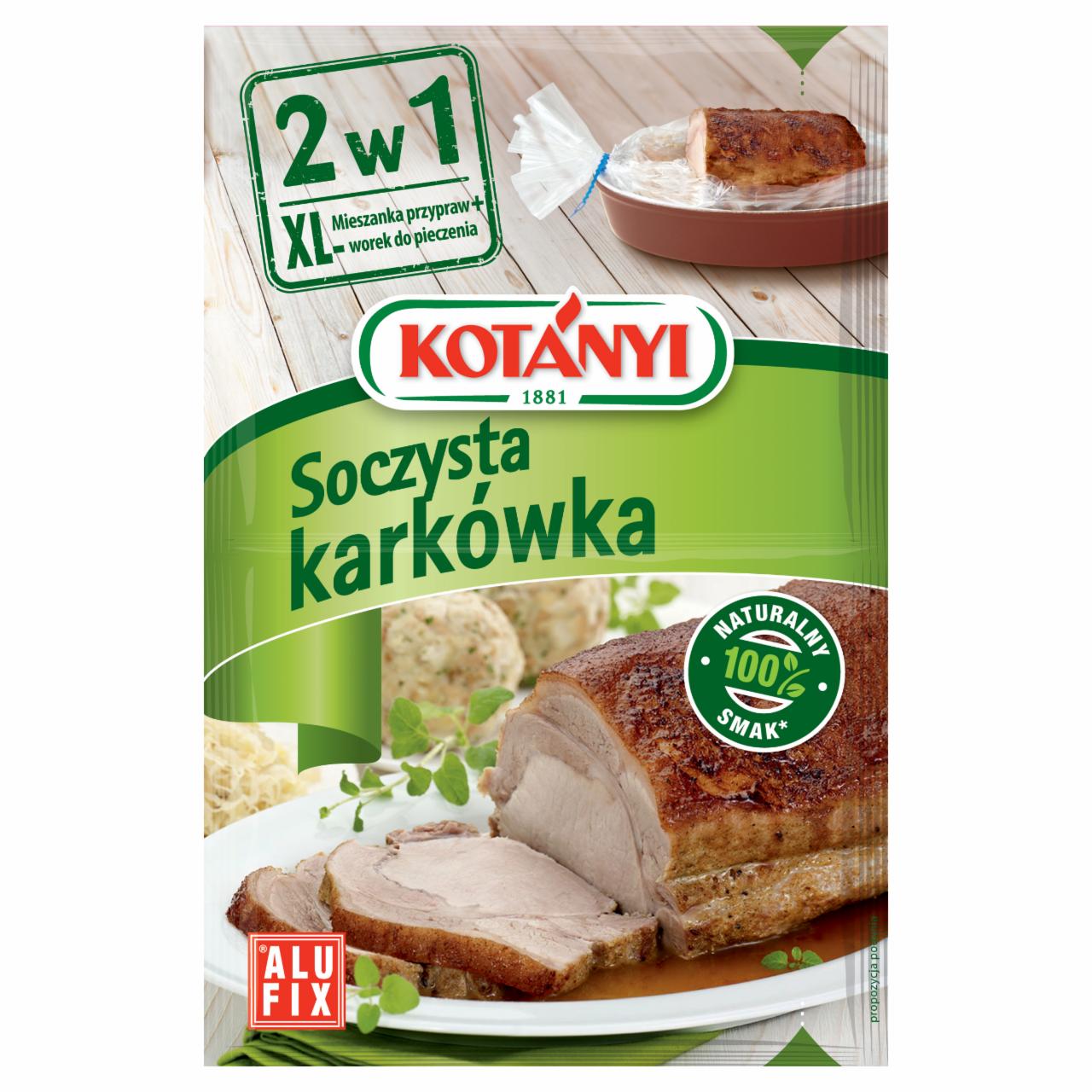 Zdjęcia - Kotányi 2w1 Soczysta karkówka Mieszanka przypraw z workiem do pieczenia 25 g