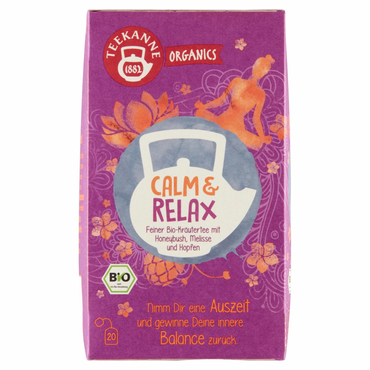 Zdjęcia - Teekanne Organics Calm & Relax Herbatka ziołowa 36 g (20 x 1,8 g)