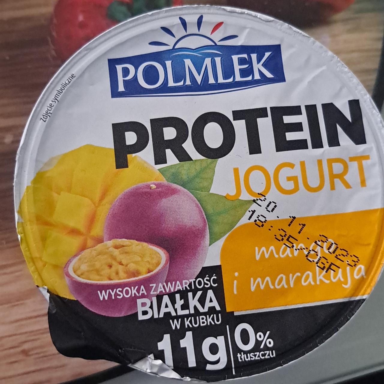 Zdjęcia - Protein jogurt mango i marakuja Polmlek