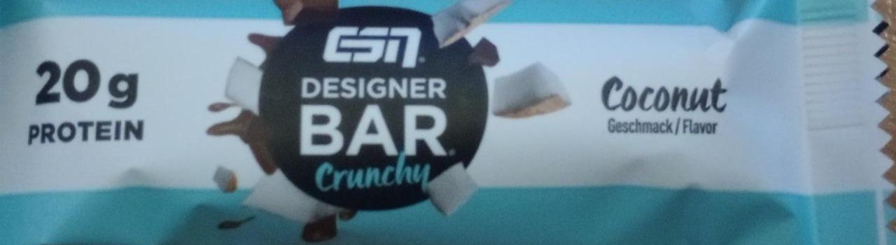 Zdjęcia - designer bar crunchy coconut ESN