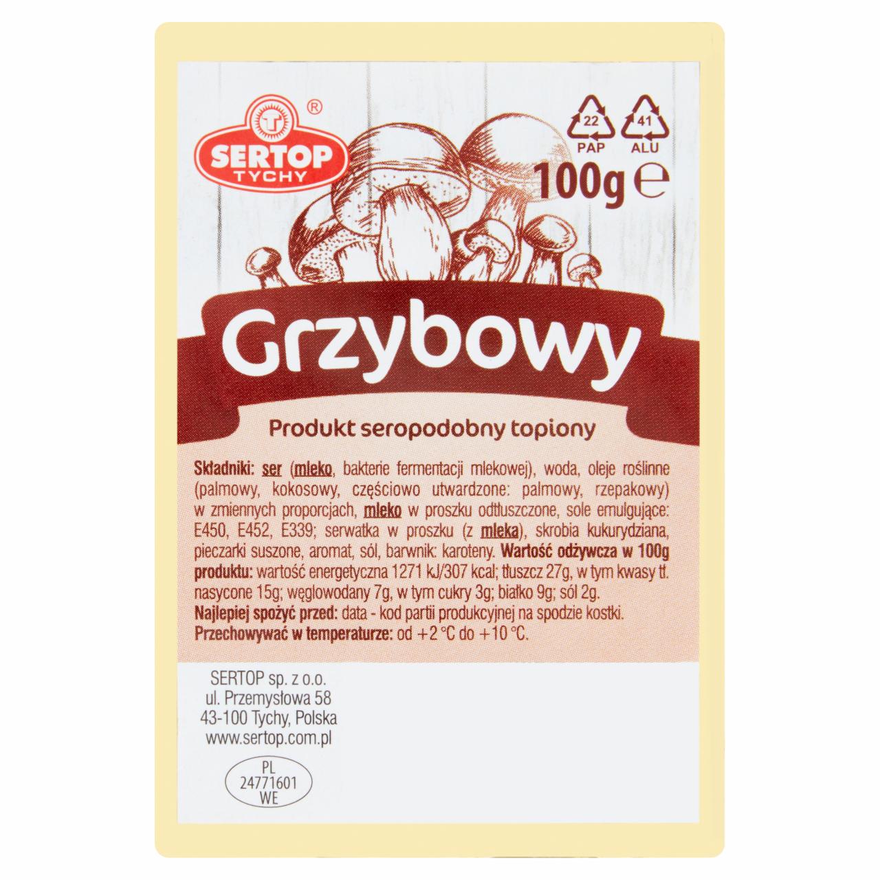 Zdjęcia - Sertop Tychy Produkt seropodobny topiony grzybowy 100 g