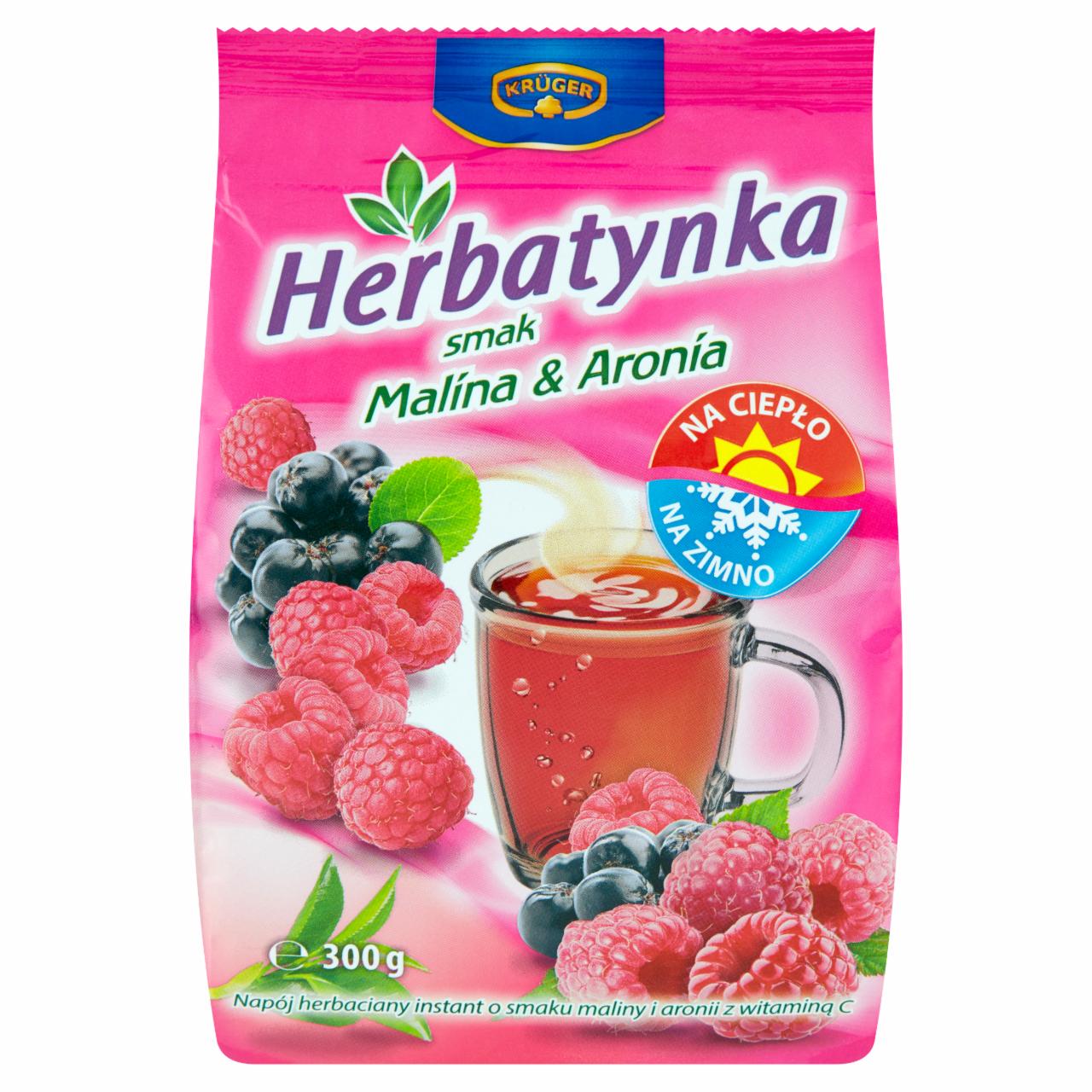 Zdjęcia - Krüger Herbatynka Napój herbaciany smak malina & aronia 300 g