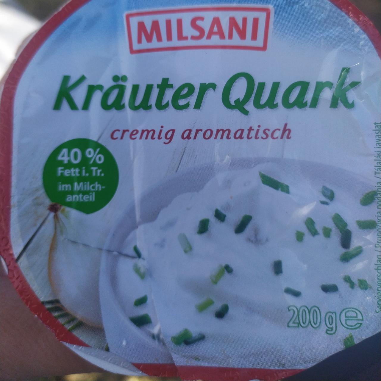 Zdjęcia - Kräuter Quark cremig aromatisch Milsani