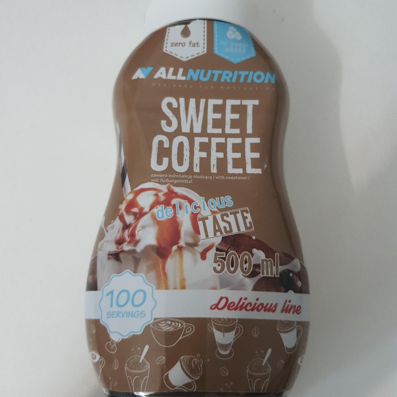 Zdjęcia - Sweet sauce sweet coffe Allnutrition