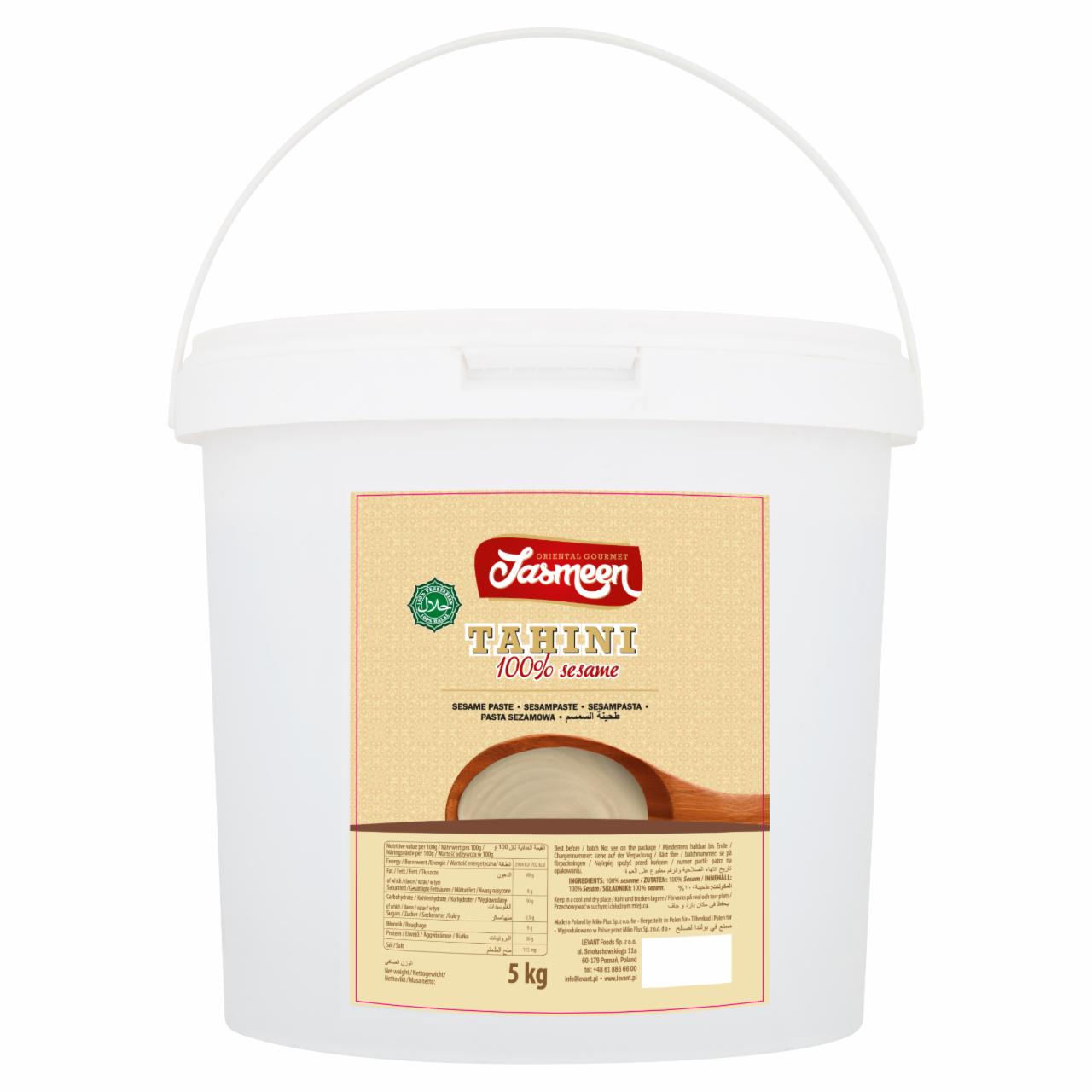 Zdjęcia - Jasmeen Tahini Pasta sezamowa 5 kg