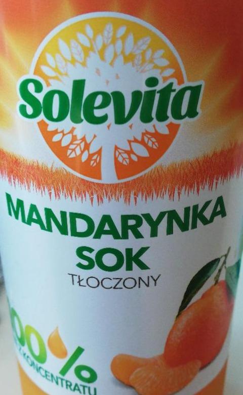 Zdjęcia - Mandarynka sok tłoczony Solevita