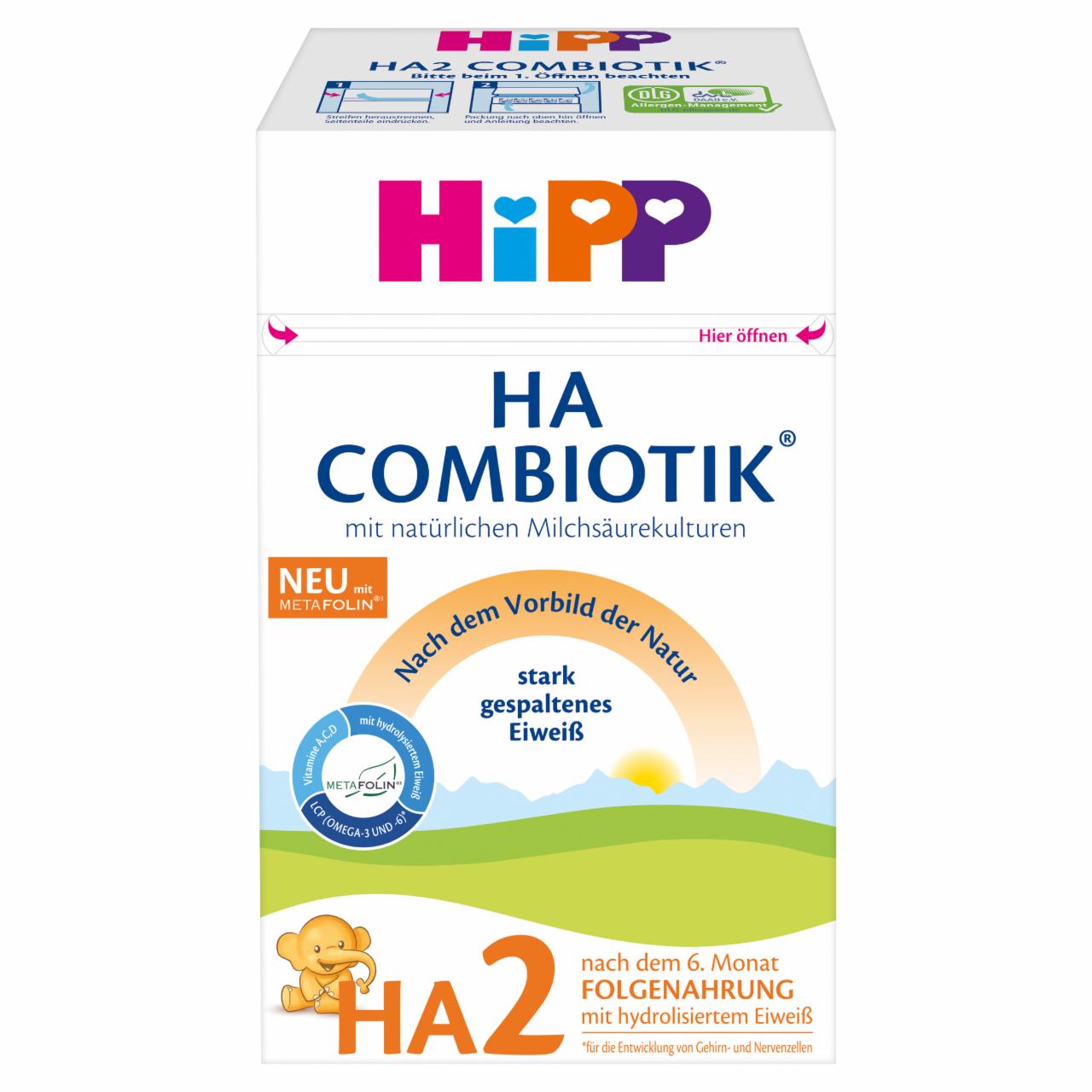 Zdjęcia - HiPP HA 2 Combiotik Mleko następne dla niemowląt po 6. miesiącu 600 g