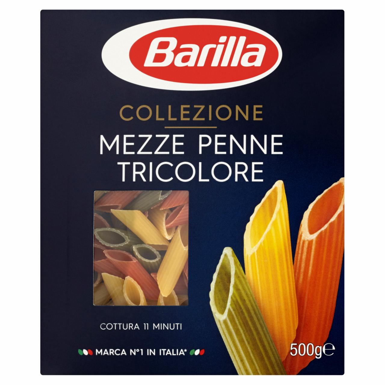 Zdjęcia - Barilla Collezione Makaron mezze penne tricolore 500 g