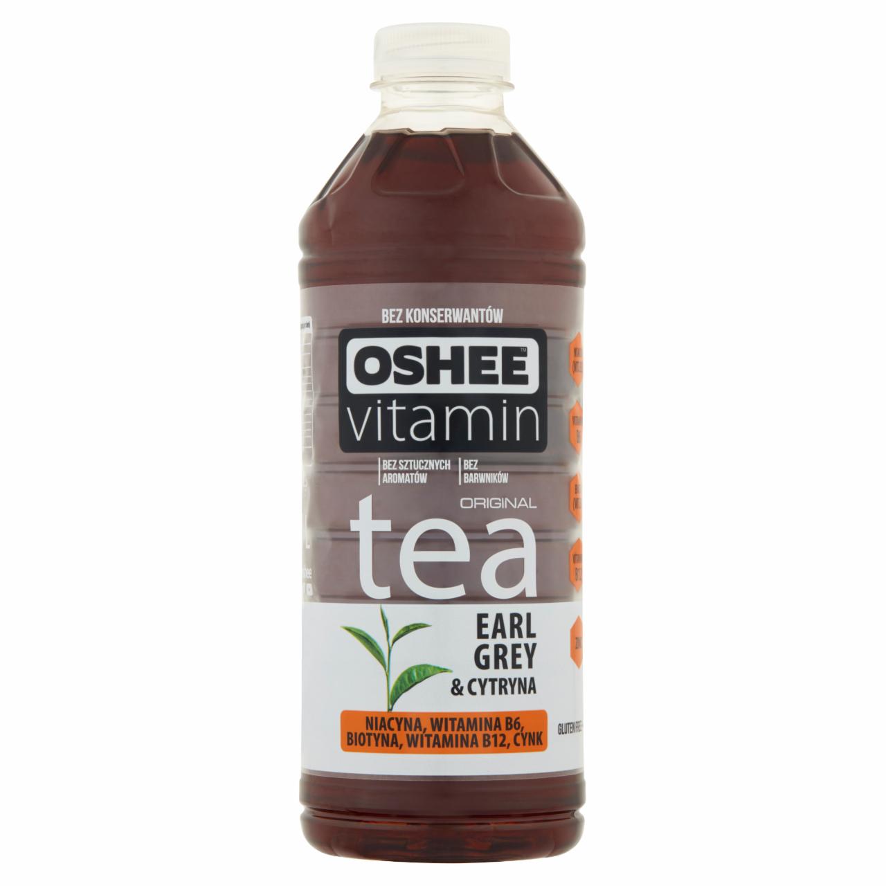 Zdjęcia - Oshee Vitamin Tea Niegazowany napój herbaciany Earl Grey o smaku cytrynowym 1,1 l