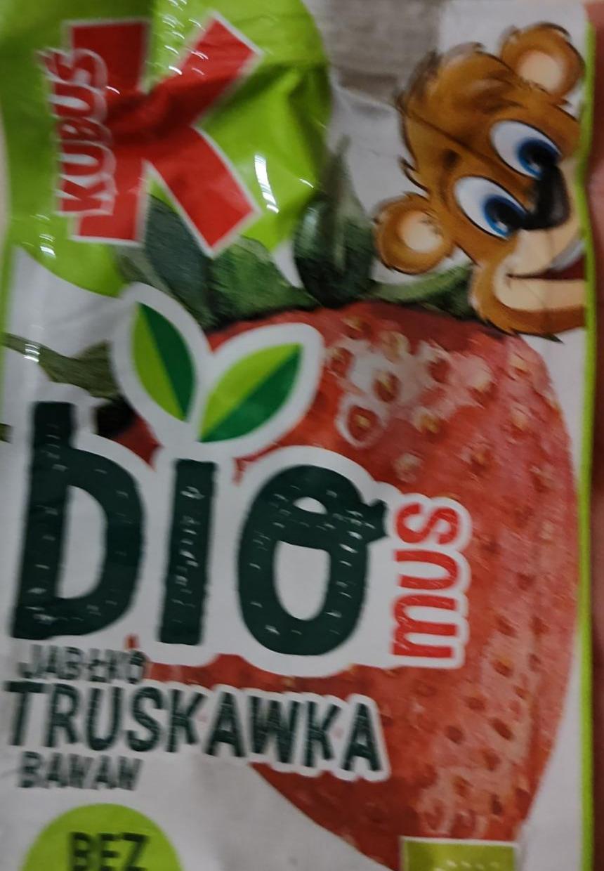 Zdjęcia - Bio mus jabłko truskawka banan Kubuś