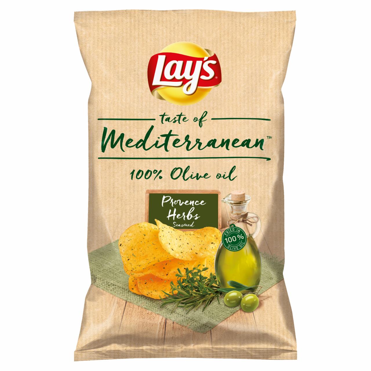 Zdjęcia - Lay's taste of Mediterranean Chipsy ziemniaczane z ziołami 100 g