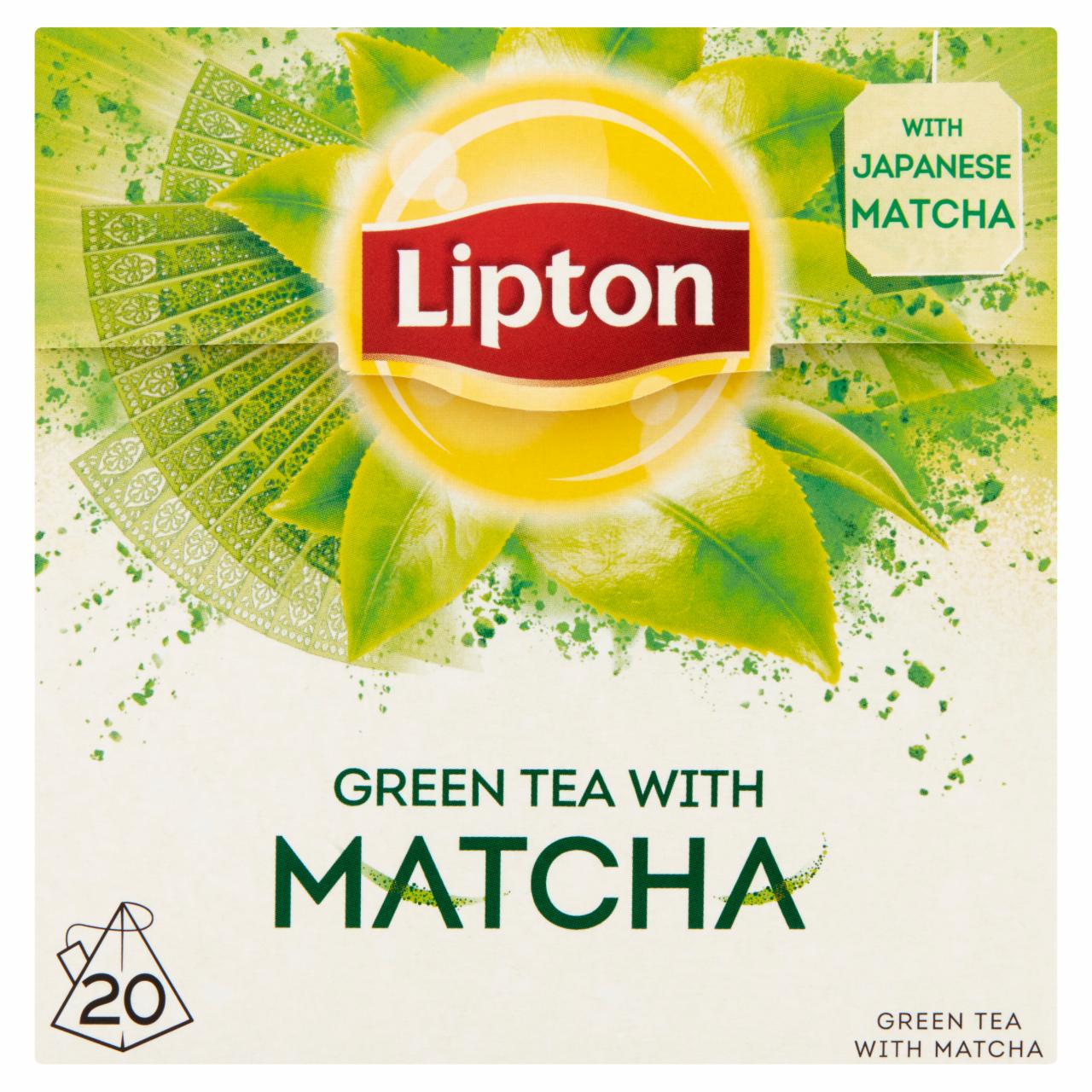 Zdjęcia - Lipton Herbata zielona z herbatą Matcha 30 g (20 torebek)