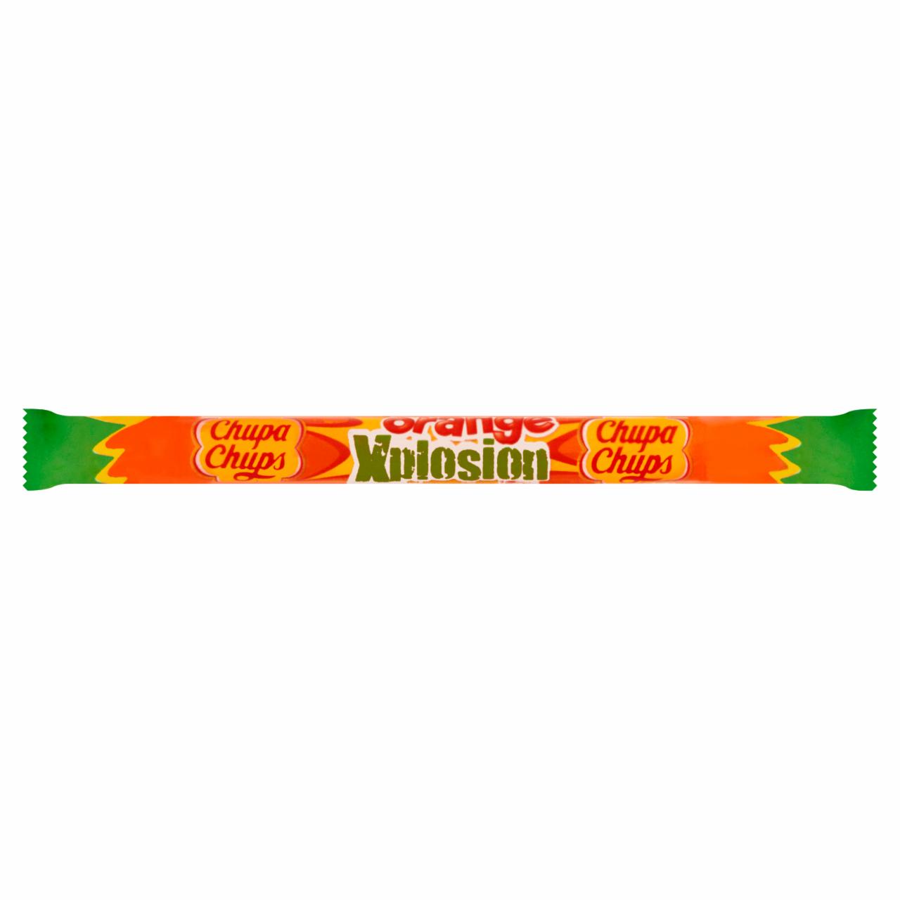 Zdjęcia - Chupa Chups Orange Xplosion Nadziewany cukierek o smaku pomarańczowym 10 g