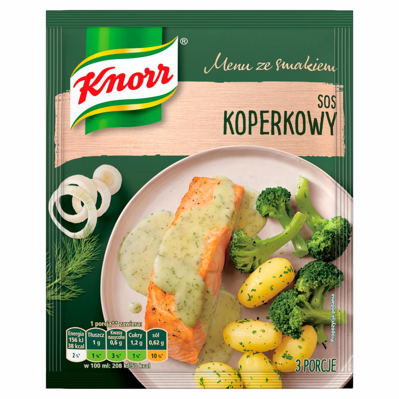 Zdjęcia - Knorr Menu ze smakiem Sos koperkowy 31 g