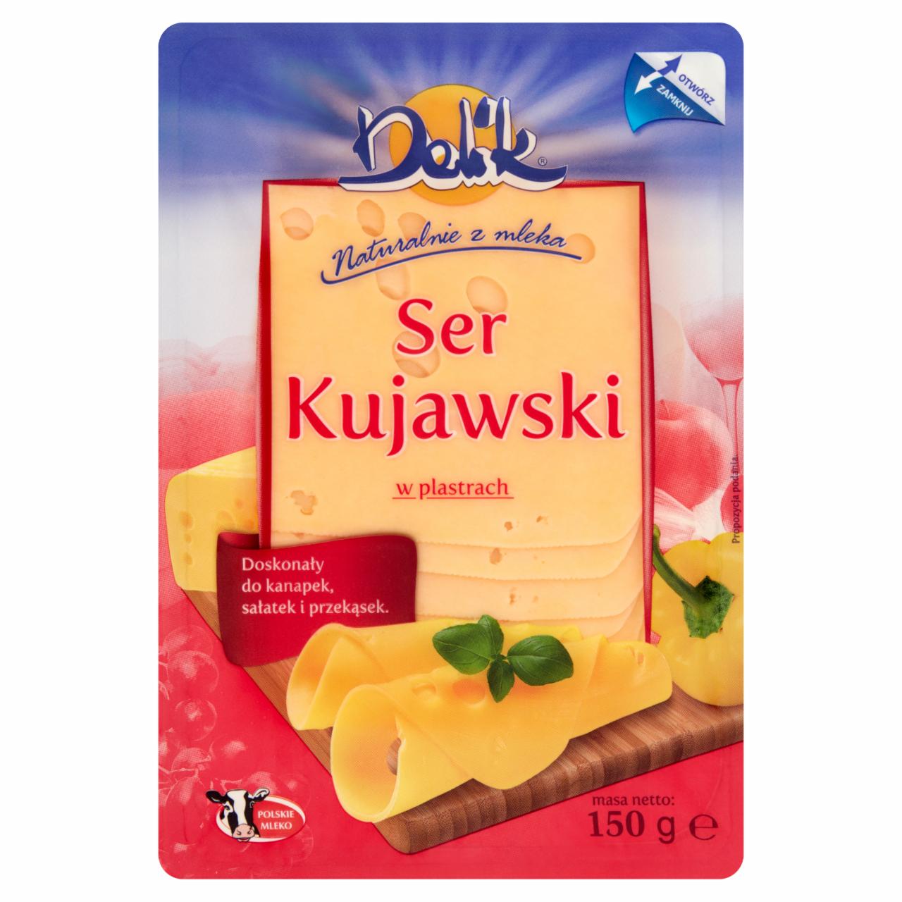 Zdjęcia - Delik Ser Kujawski w plastrach 150 g