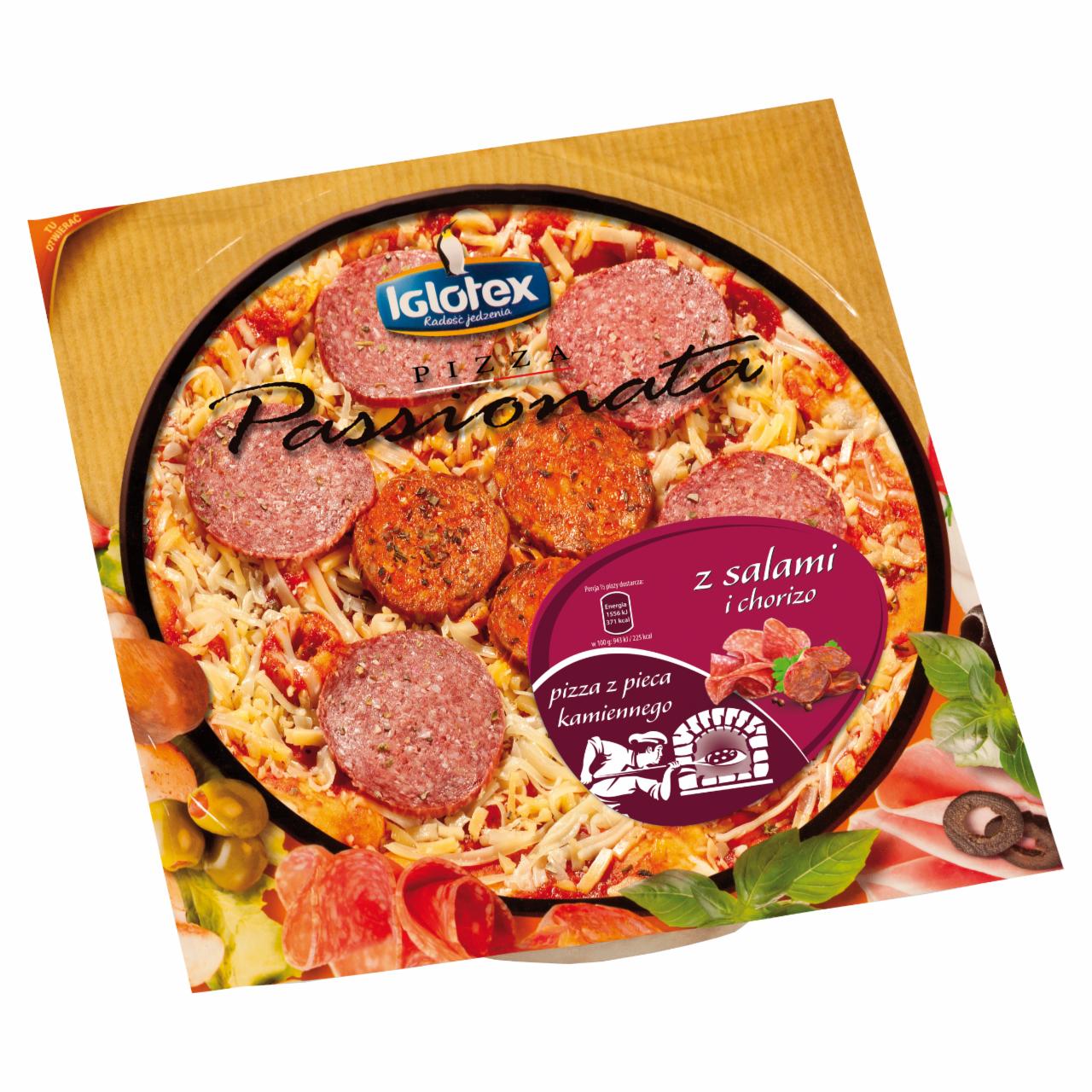 Zdjęcia - Iglotex Passionata Pizza z salami i chorizo 330 g