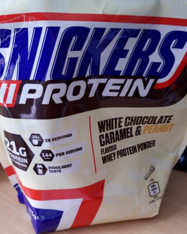 Zdjęcia - Snickers HiProtein white chocolate caramel & peanut flavour whey protein powder