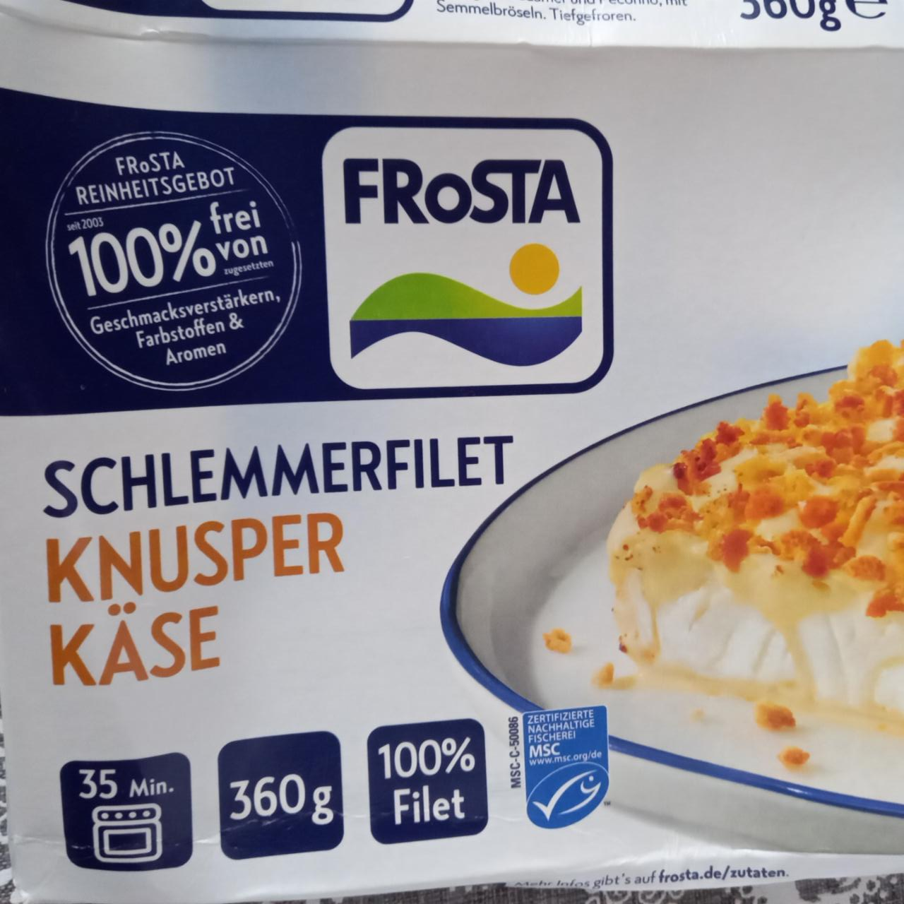 Zdjęcia - Schlemmerfilet Knusper Käse FRoSTA