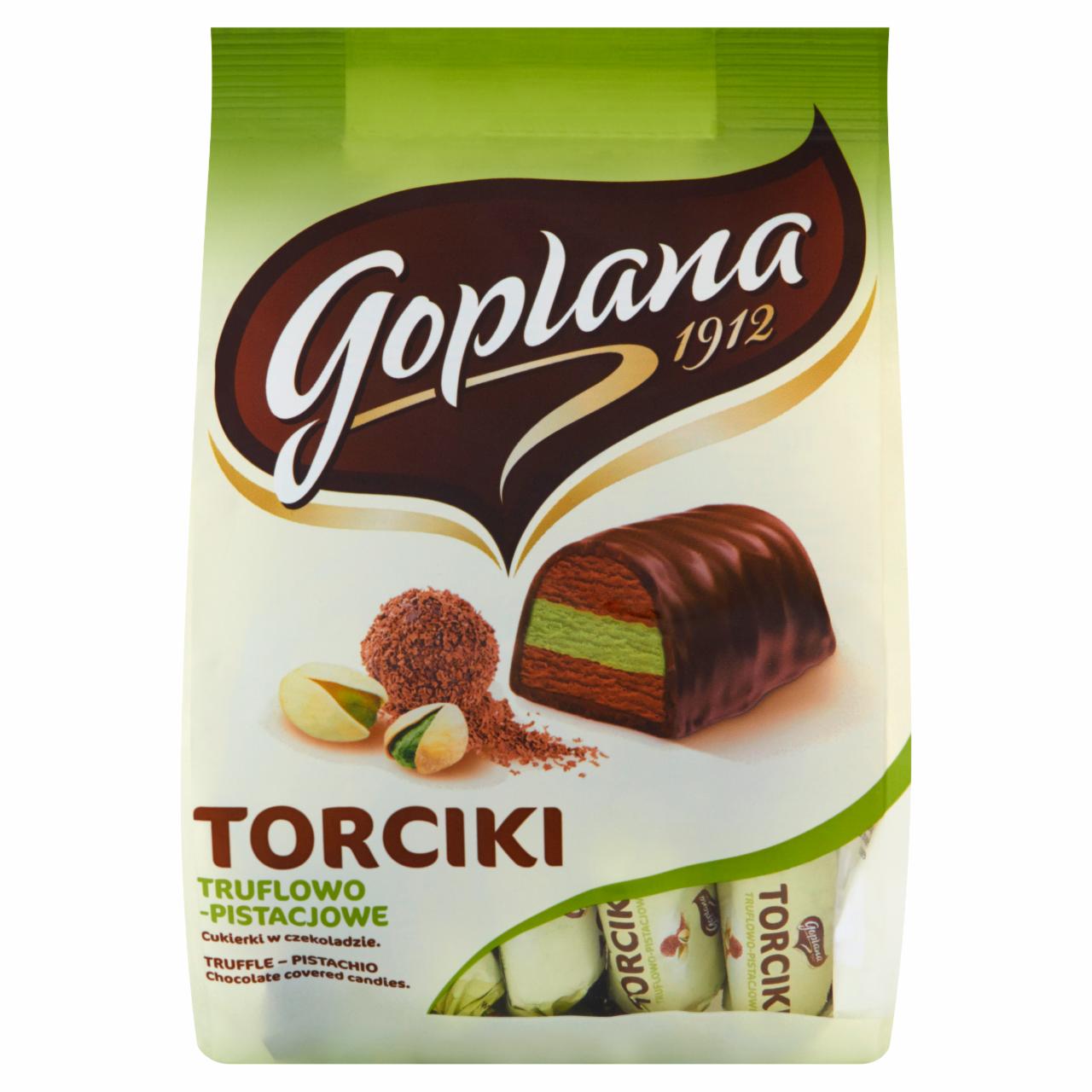 Zdjęcia - Goplana Torciki truflowo-pistacjowe Cukierki w czekoladzie 256 g