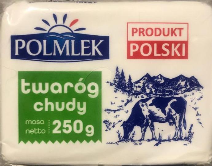 Zdjęcia - Twaróg Chudy kostka Polmlek