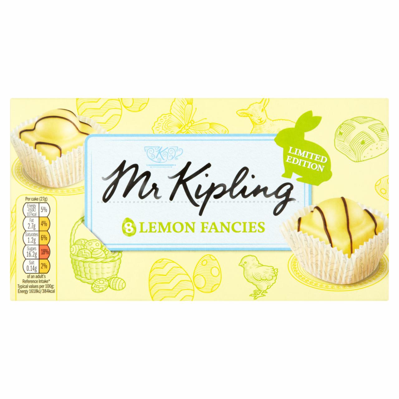 Zdjęcia - Mr Kipling Złote biszkopty z polewą o smaku waniliowym i masą cukrową o smaku cytrynowym 8 sztuk