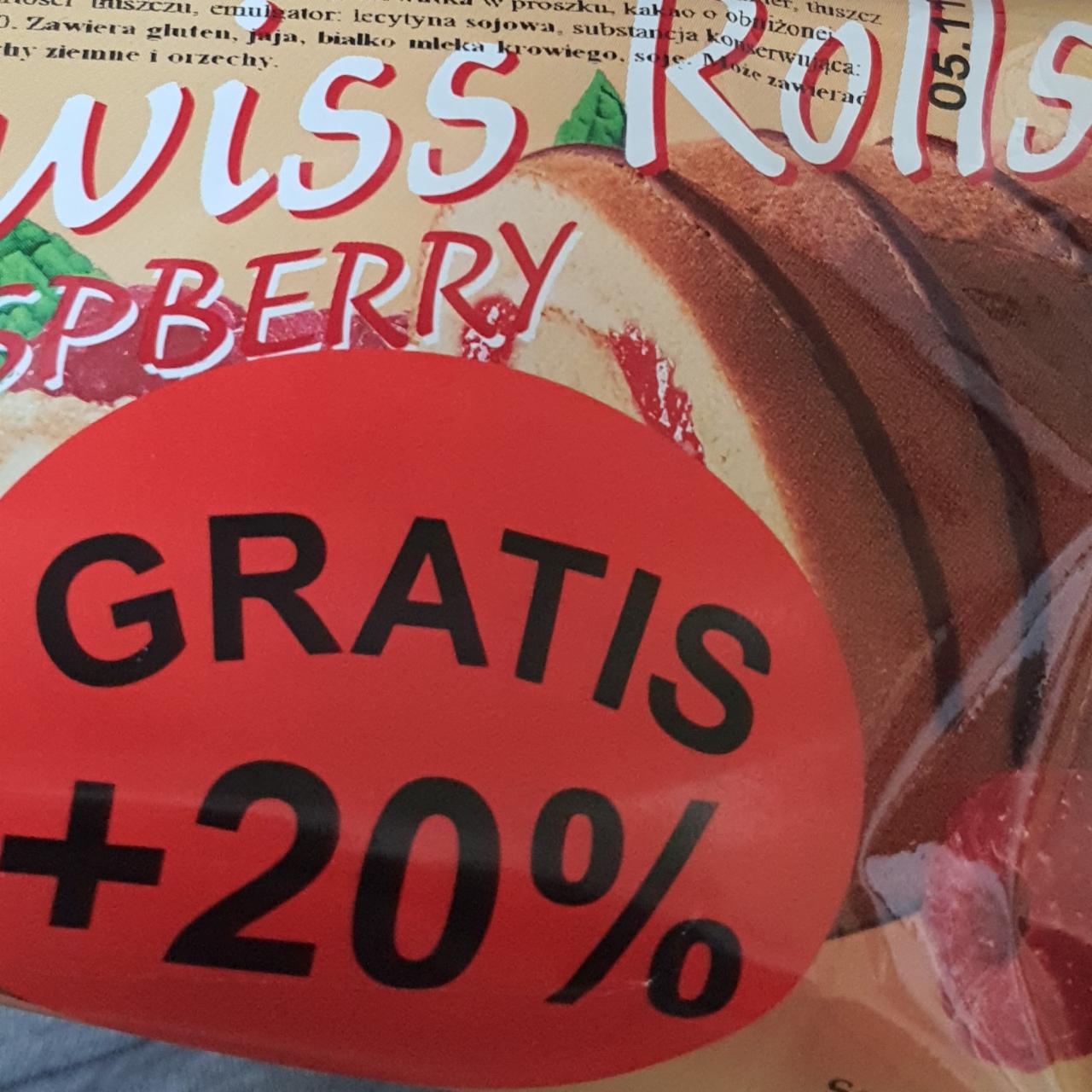 Zdjęcia - Swiss Rolls Raspberry KAVIS