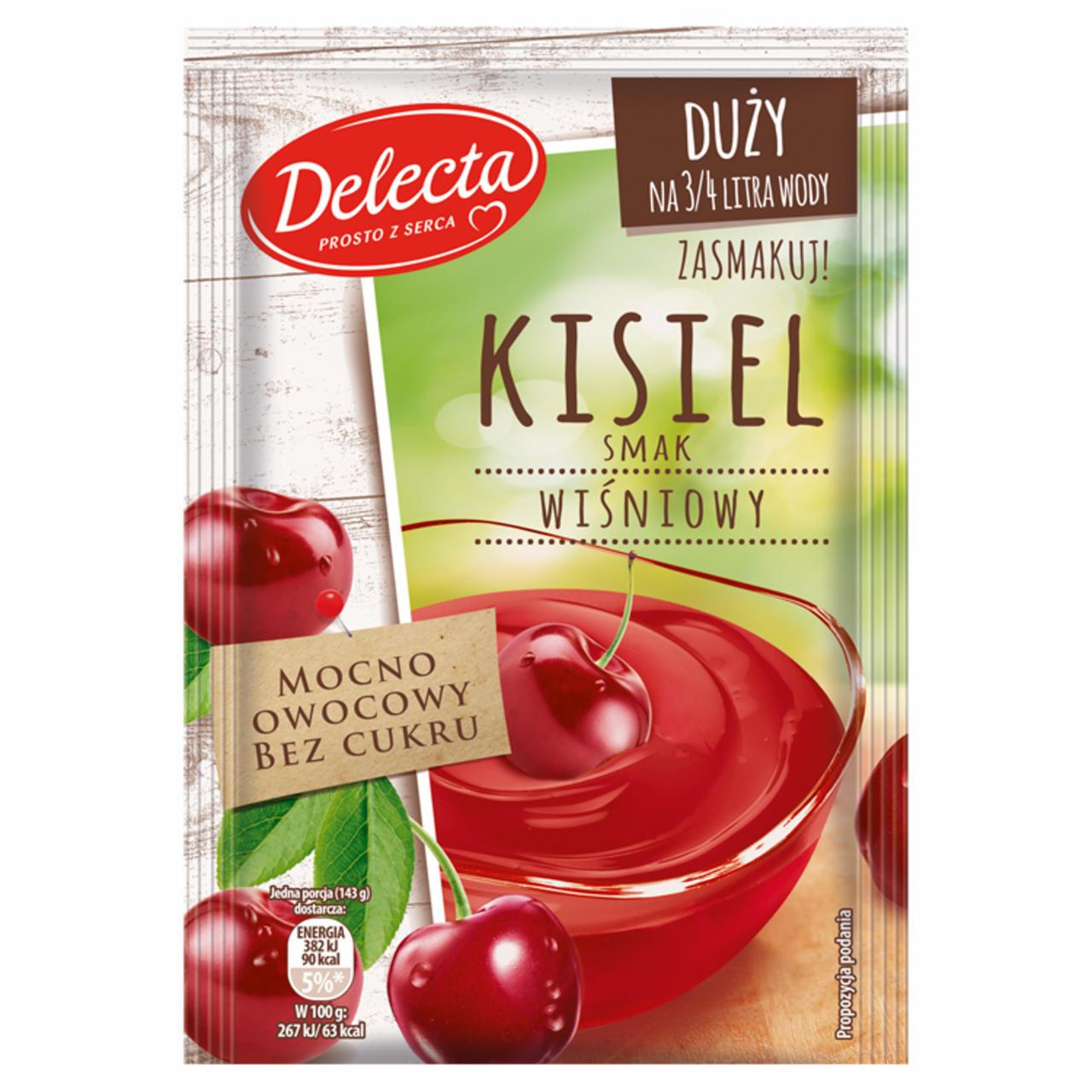 Zdjęcia - Delecta Duży kisiel smak wiśniowy 58 g