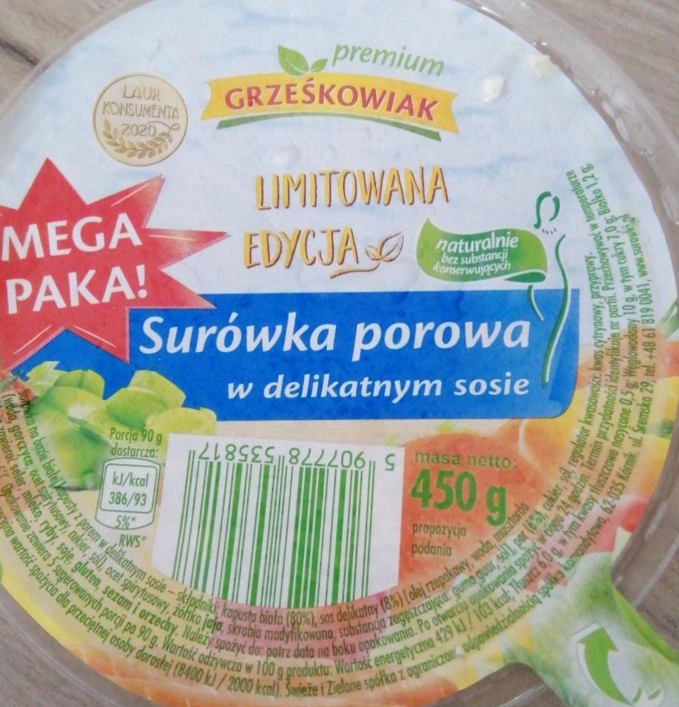 Zdjęcia - Surówka porowa w delikatnym sosie Grześkowiak