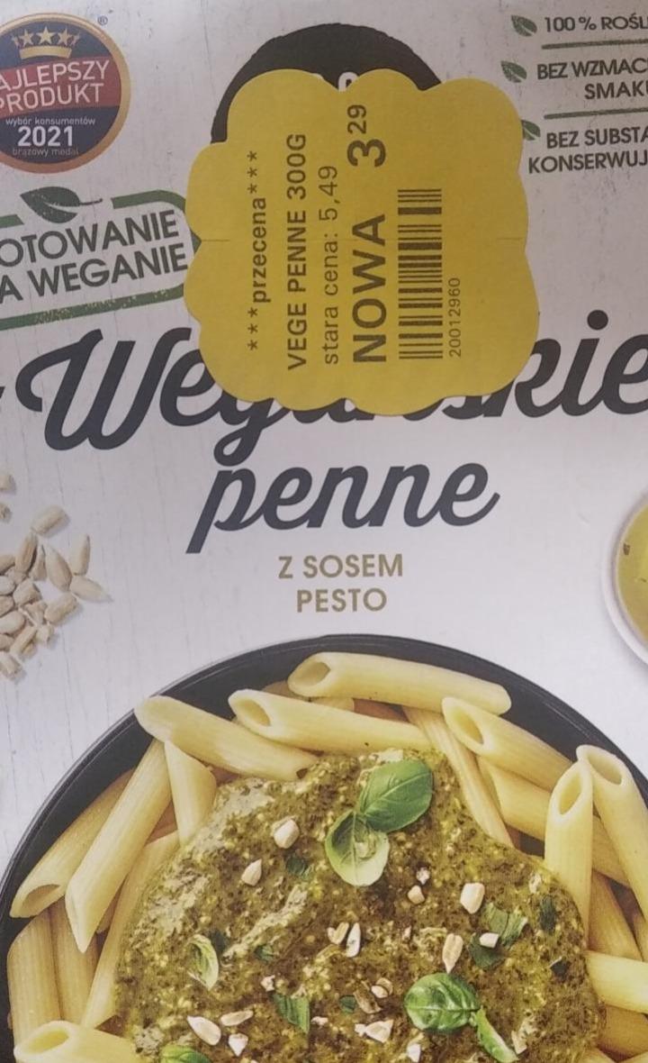 Zdjęcia - wegańskie penne z sosem pesto Food House