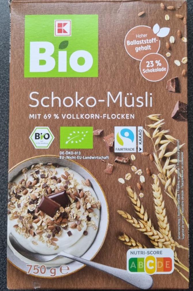 Zdjęcia - Bio Schoko-Müsli mit 69% vollkorn-flocken K-Bio