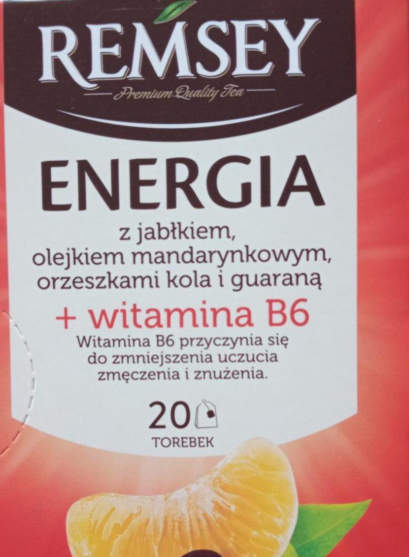 Zdjęcia - Remsey Energia z jabłkiem olejkiem mandarynkowym, orzeszkami kola i guaraną