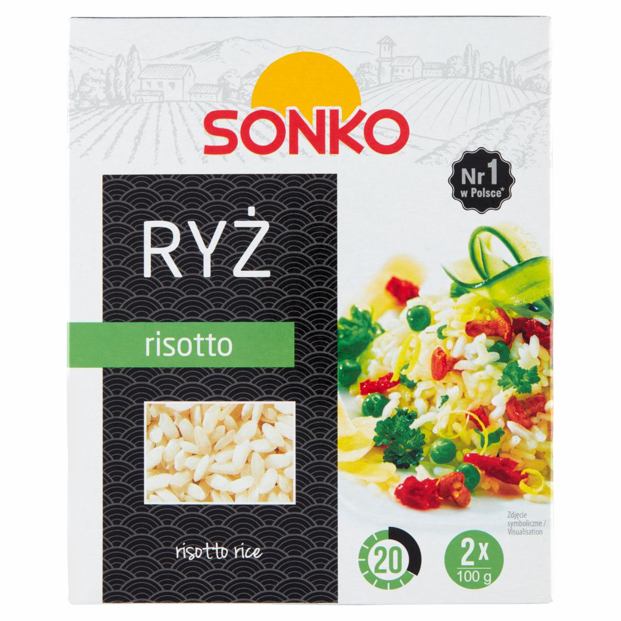 Zdjęcia - Sonko Ryż risotto 200 g (2 x 100 g)