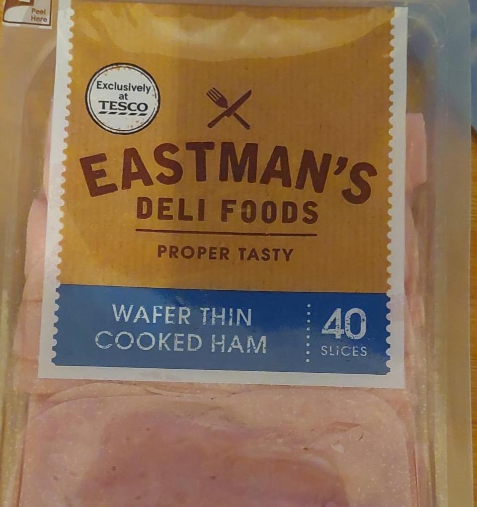 Zdjęcia - Eastman's wafer thin cooked ham Tesco