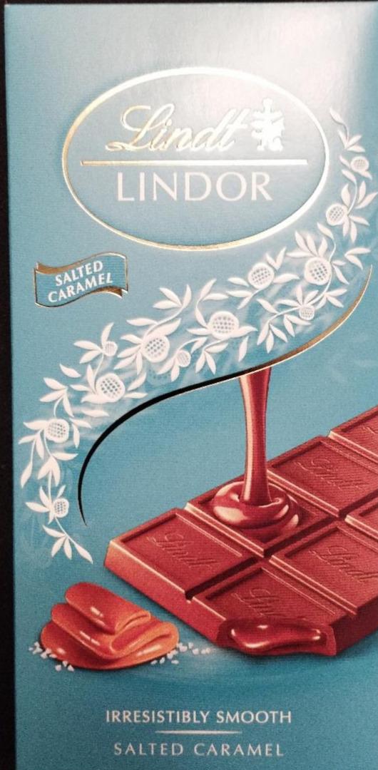 Zdjęcia - Lindor Czekolada mleczna z solą morską i nadzieniem Lindt