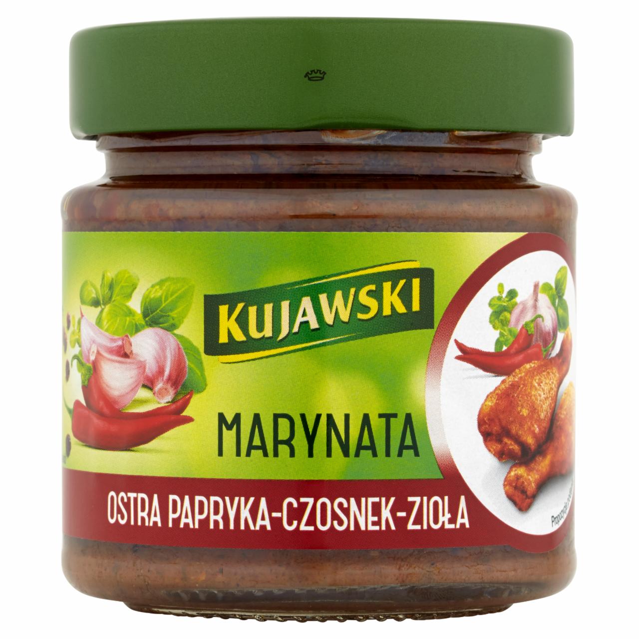 Zdjęcia - Kujawski Marynata Ostra papryka-czosnek-zioła 180 ml