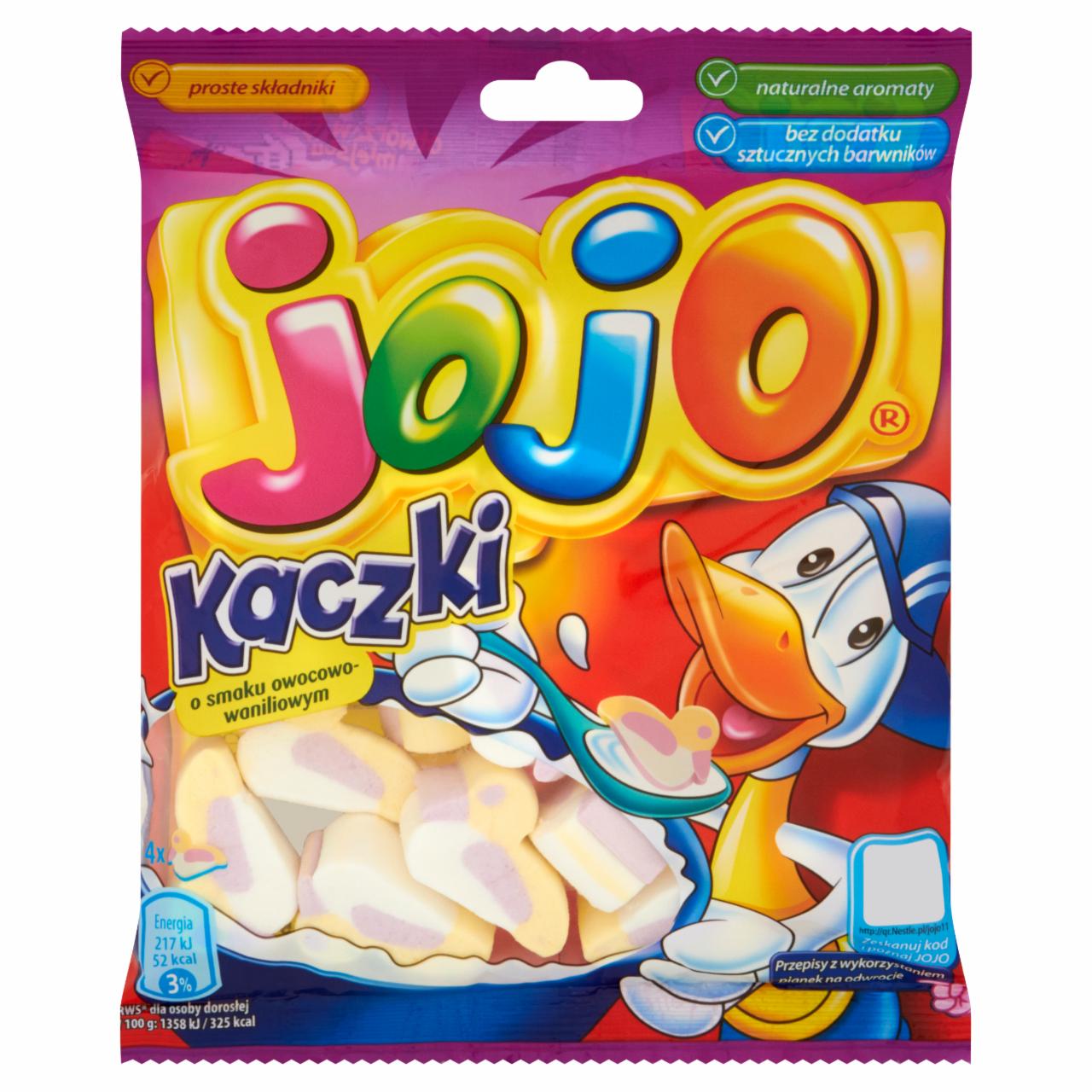 Zdjęcia - Jojo Kaczki Pianki o smaku owocowo-waniliowym 80 g