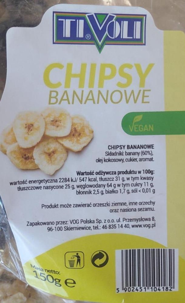 Zdjęcia - chipsy bananowe Tivoli