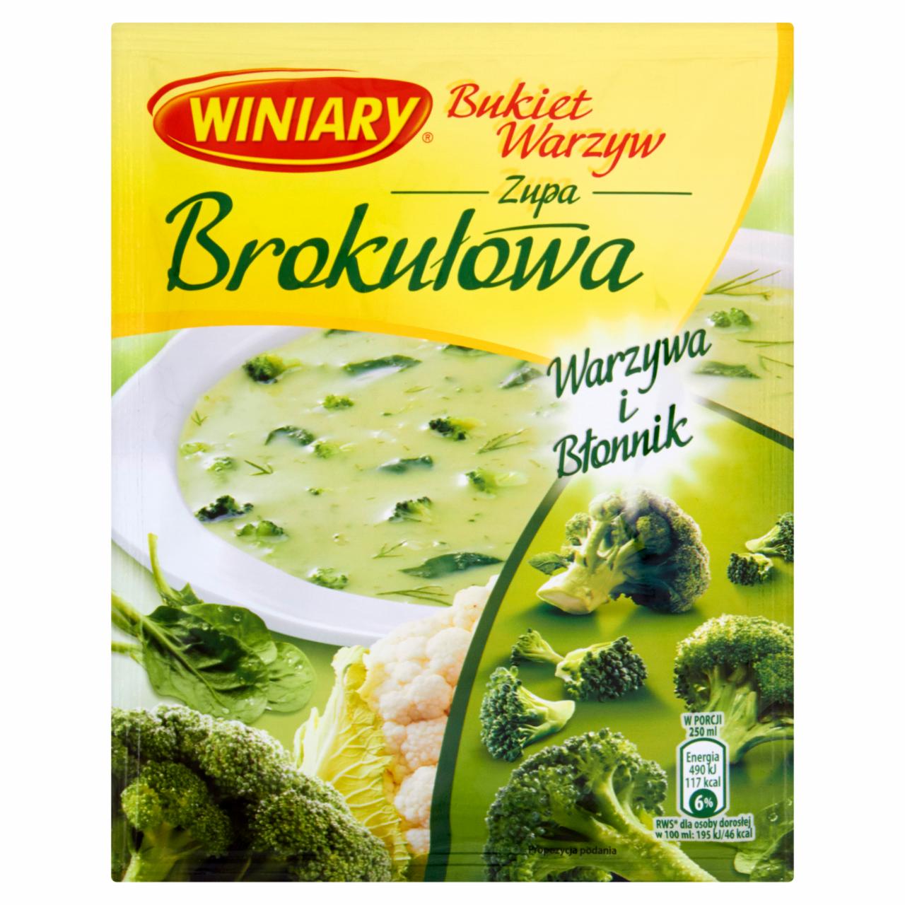 Zdjęcia - Winiary Bukiet Warzyw Zupa brokułowa 63 g
