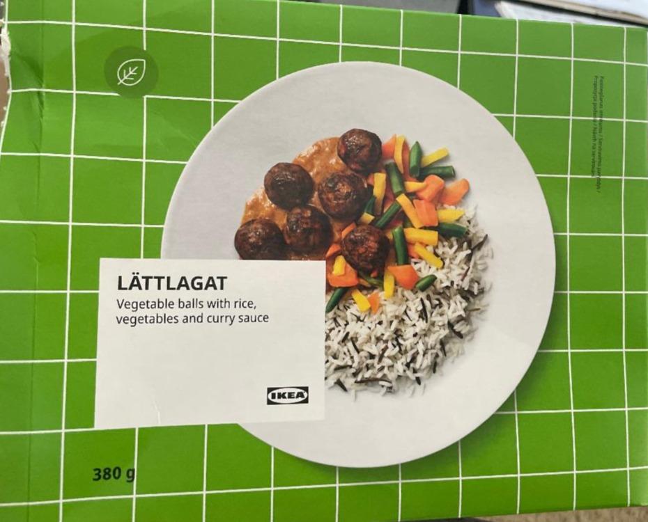 Zdjęcia - Lättlagat Vegetable Balls with rice, vegetables and curry sauce Ikea