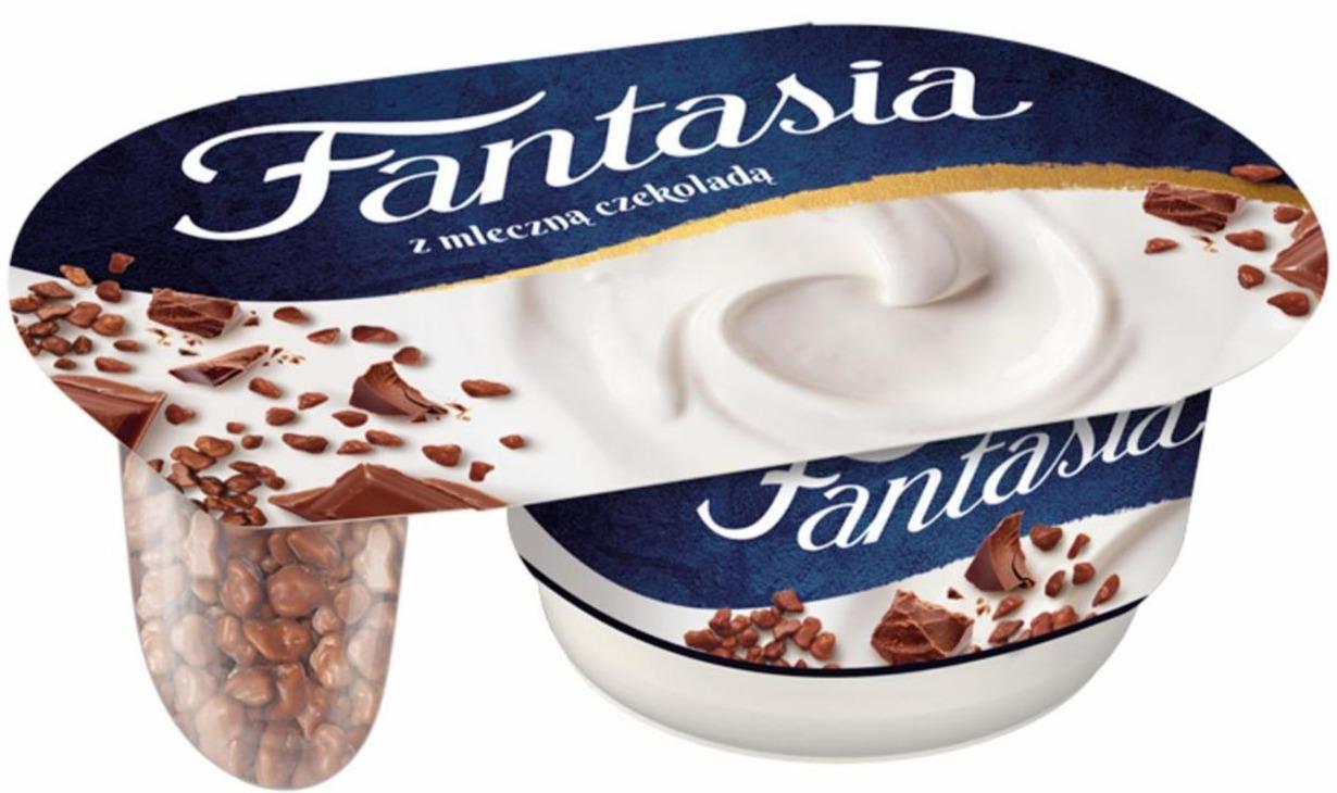 Zdjęcia - Fantasia Jogurt kremowy ze zbożowymi kulkami w czekoladzie Danone