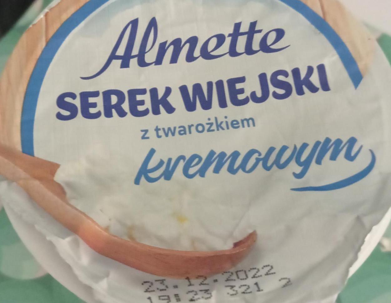 Zdjęcia - Serek wiejski z twarożkiem kremowym Almette