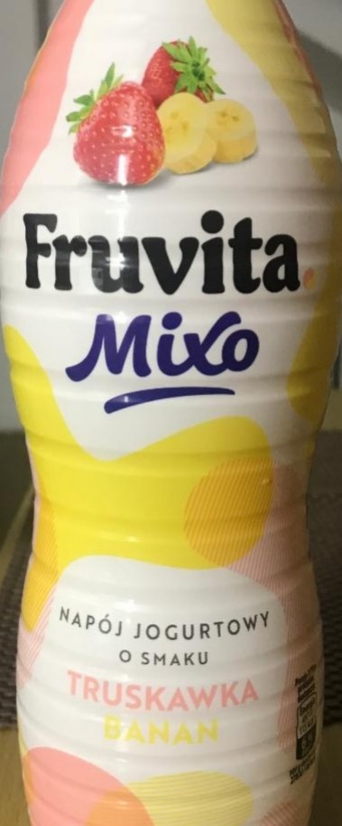 Zdjęcia - Napój jogurtowy o smaku truskawka banan Fruvita