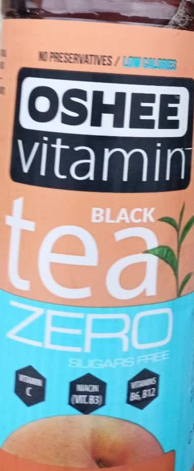 Zdjęcia - Herbata czarna smak brzoskwiniowy zero oshee vitamin