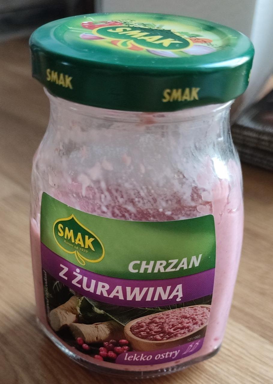 Zdjęcia - Smak Chrzan z żurawiną lekko ostry 175 g