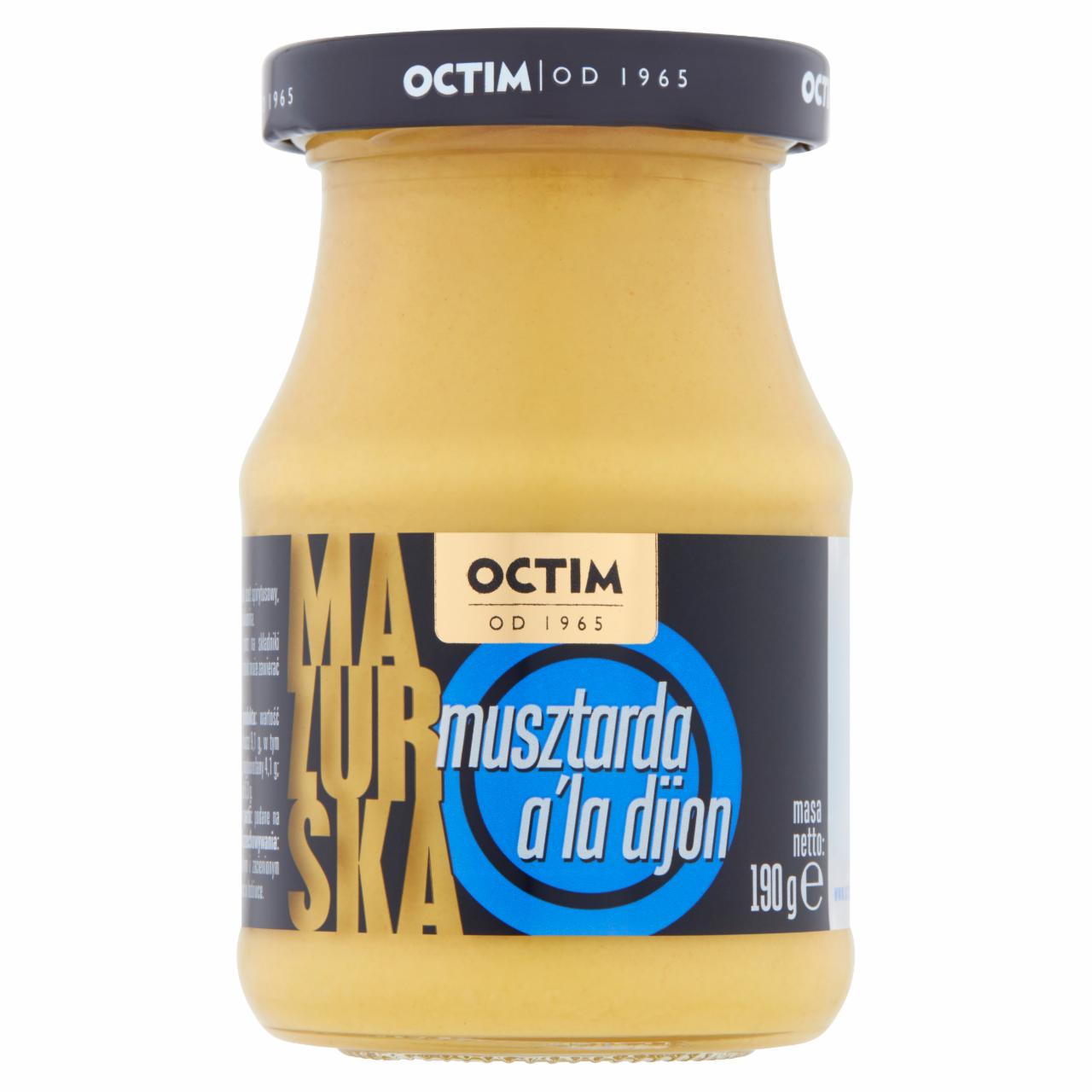 Zdjęcia - Octim Mazurska Musztarda a'la Dijon 190 g